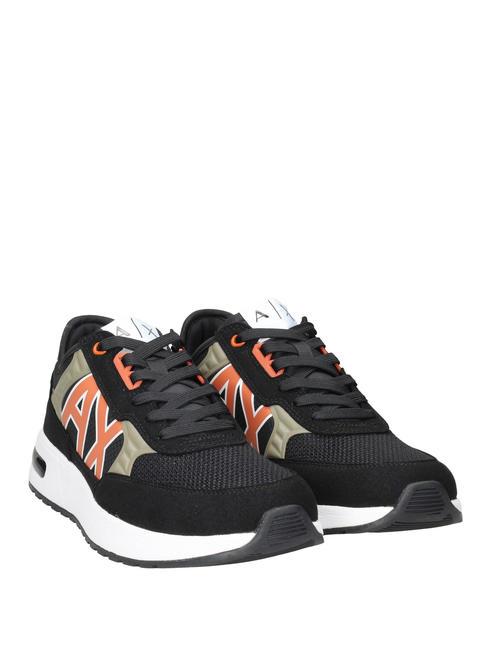 DUSSELDORF Sneakers Uomo black+wood+orange - Scarpe Uomo