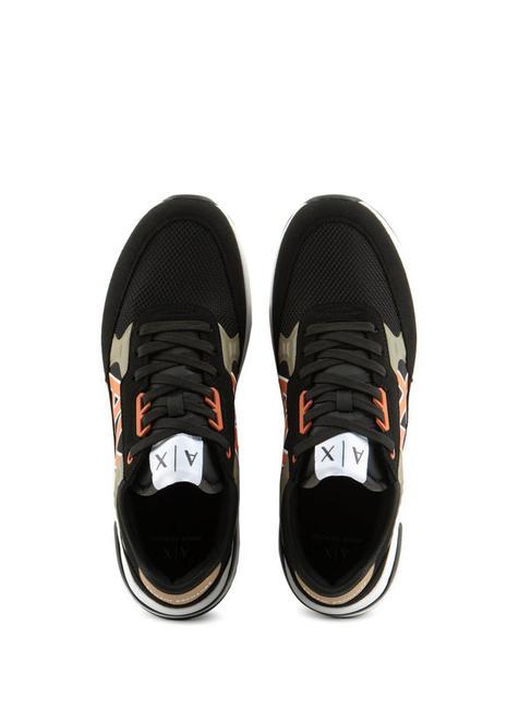 DUSSELDORF Sneakers Uomo black+wood+orange - Scarpe Uomo