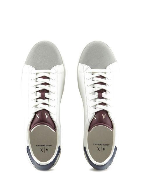 A|X Sneakers in pelle op.white+navy+bordea - Scarpe Uomo