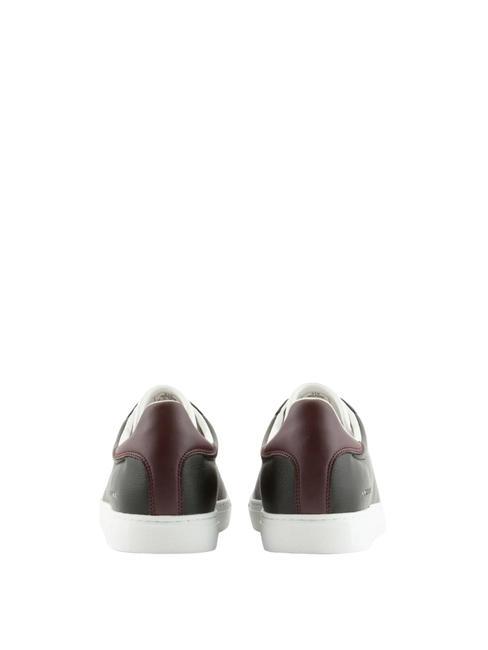 A|X Sneakers in pelle black+wine+op.white - Scarpe Uomo