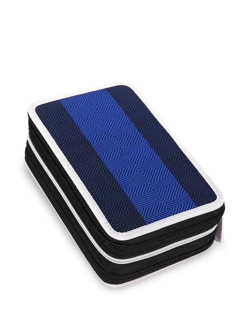 1907 Astuccio 3 zip con kit scuola Nero - Astucci e Accessori