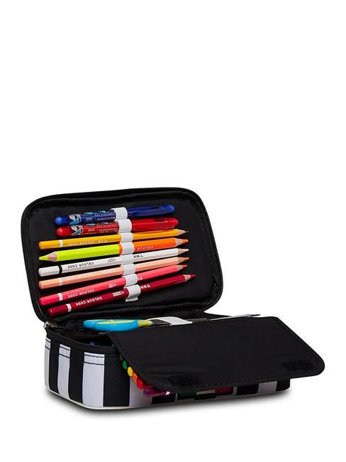 GLORIOUS WIN Astuccio 3 zip quick case kit scuola Nero - Astucci e Accessori