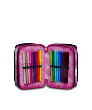 SEVEN CLOUDY SHAPES Astuccio 3 zip con kit scuola bluedeep - Astucci e Accessori - 4