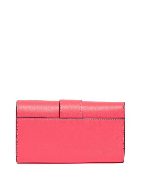 Portafoglio con battente e fascia con fibbia logo  curtain - Portafogli Donna