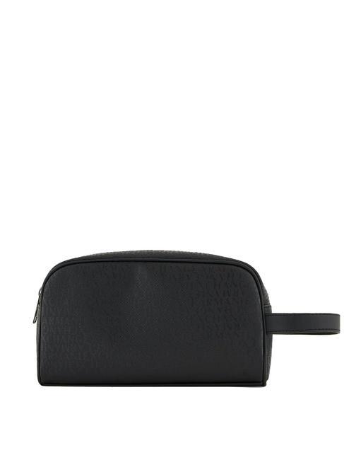 LOGO Trousse con logo a contrasto black/ultra marine - Beauty Case