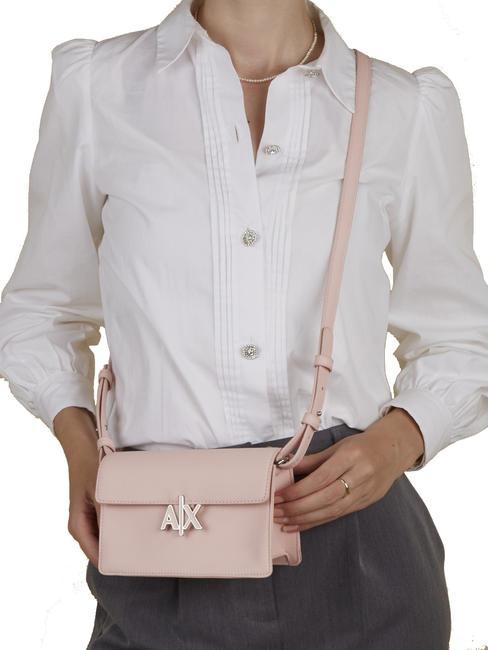 A|X LOGO Mini bag a tracolla pink stop - Borse Donna