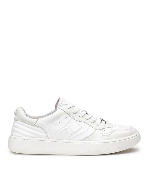 IRON 3992 Sneakers in pelle logo rilievo white - Scarpe Uomo