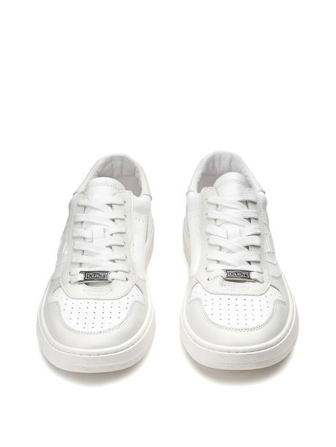IRON 3992 Sneakers in pelle logo rilievo white - Scarpe Uomo
