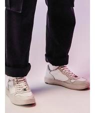 CULT IRON 3992 Sneakers in pelle logo rilievo white - Scarpe Uomo - 5