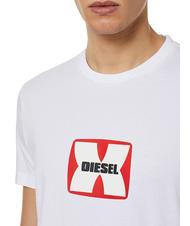 DIESEL T-DIEGOR T-shirt in cotone white - T-shirt Uomo - 3