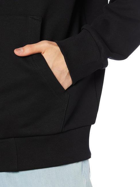 S-GIRK Felpa full zip con cappuccio black - Felpe Uomo