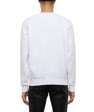 DIESEL S-GIRK Felpa girocollo in cotone white - Felpe Uomo - 2