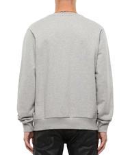 DIESEL S-GIRK Felpa girocollo in cotone grey - Felpe Uomo - 2
