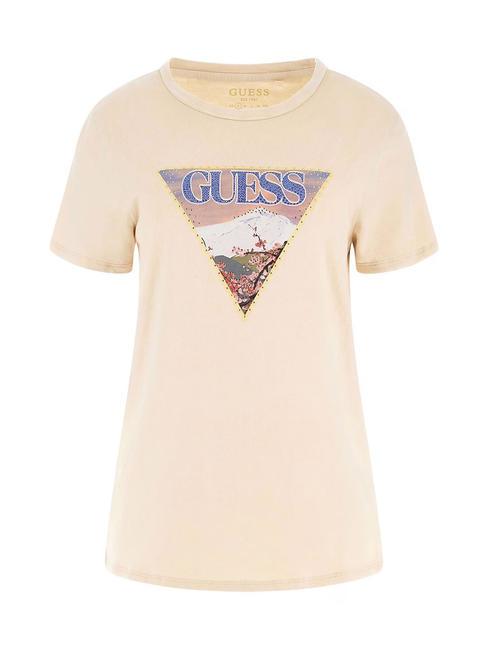 FUJI EASY  T-Shirt in cotone calm sands multi - T-shirt e Top Donna