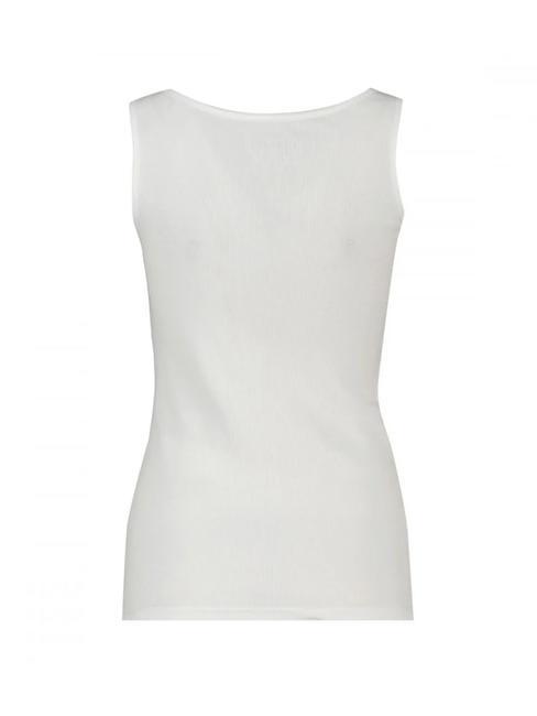 LOGO GLITTER Canottiera in cotone purwhite - T-shirt e Top Donna
