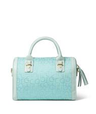BRACCIALINI FONT Borsa bauletto jacquard tracolla celeste - Borse Donna - 3