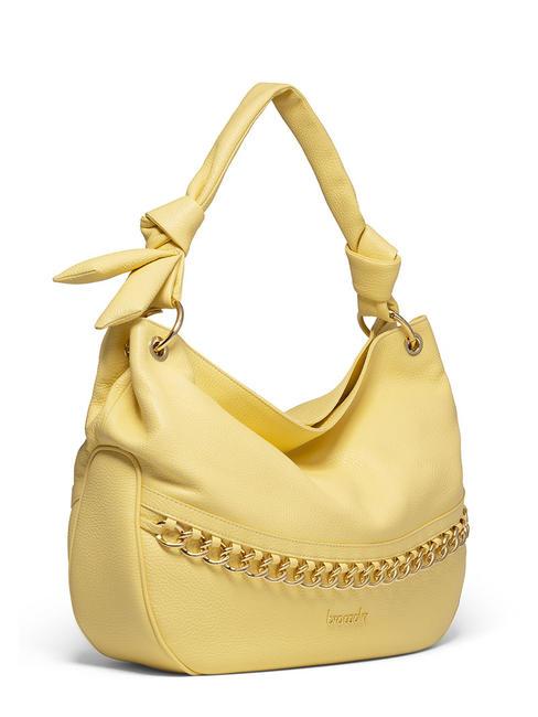 NORA Borsa sacca in pelle giallo - Borse Donna