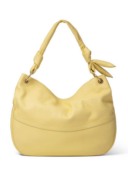 NORA Borsa sacca in pelle giallo - Borse Donna