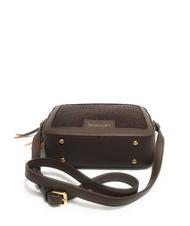 BRACCIALINI FONT Borsa camera case jacquard marrone - Borse Donna - 4
