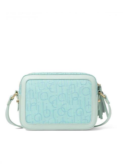 FONT Borsa camera case jacquard celeste - Borse Donna
