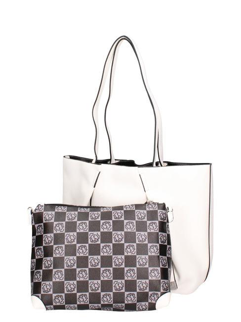 GIO Shopper con pochette estraibile bianco - Borse Donna