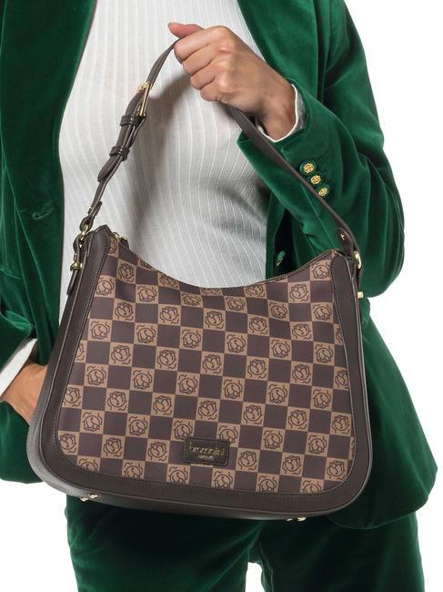 MONOGRAM Borsa a spalla con tracolla marrone - Borse Donna