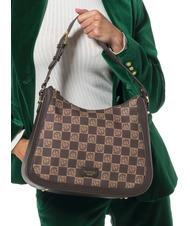 BRACCIALINI MONOGRAM Borsa a spalla con tracolla marrone - Borse Donna - 3