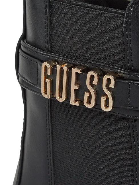 YELMA Stivaletti logo metallico NERO - Scarpe Donna