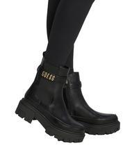GUESS YELMA Stivaletti logo metallico NERO - Scarpe Donna - 8