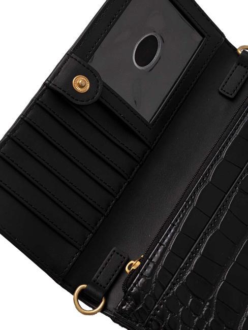 G JAMES Mini bag tracolla organizer st cocco NERO - Borse Donna