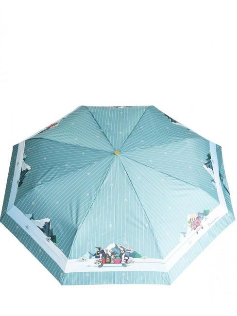 TIGER Ombrello mini apertura manuale pinguini acqua - Ombrelli