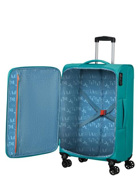 SEA SEEKER Trolley misura media aqua/green - Trolley Semirigidi