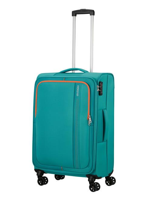 SEA SEEKER Trolley misura media aqua/green - Trolley Semirigidi