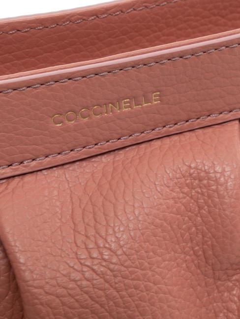 AGAVE Borsa clutch pelle martellata camelia - Borse Donna