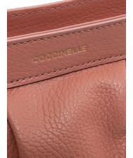 COCCINELLE AGAVE Borsa clutch pelle martellata camelia - Borse Donna - 3