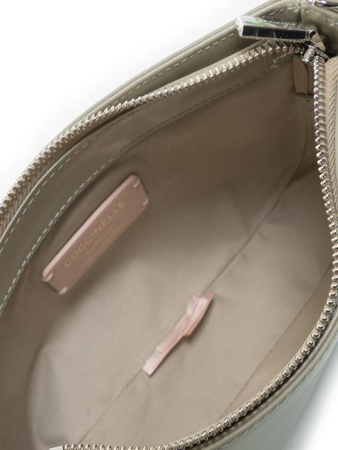 LILY SHINY CALF Borsa mini in pelle manico catena gelso - Borse Donna