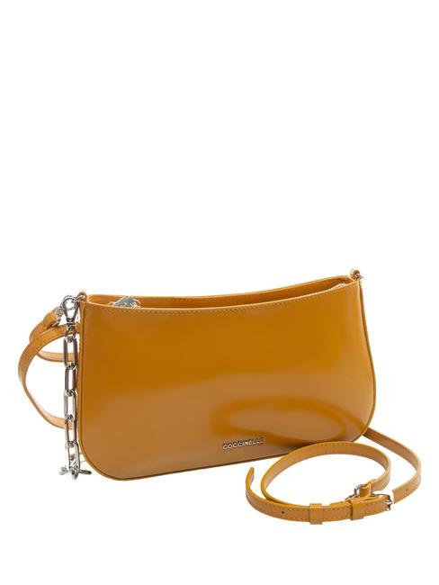 LILY SHINY CALF Borsa mini in pelle manico catena resina - Borse Donna