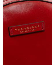 THE BRIDGE COSTANZA Zaino in pelle ciliegia/oro - Borse Donna - 3