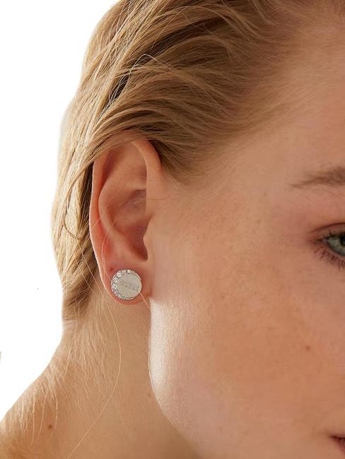 MOON FASES Orecchini con cristalli SILVER - Orecchini