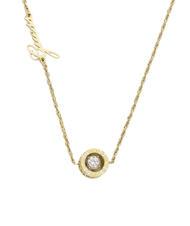 GUESS SOLITAIRE Collana con charm yellow gold - Collane - 2