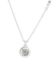 GUESS 4G LOGO Collana con charm rhodium/black - Collane - 3