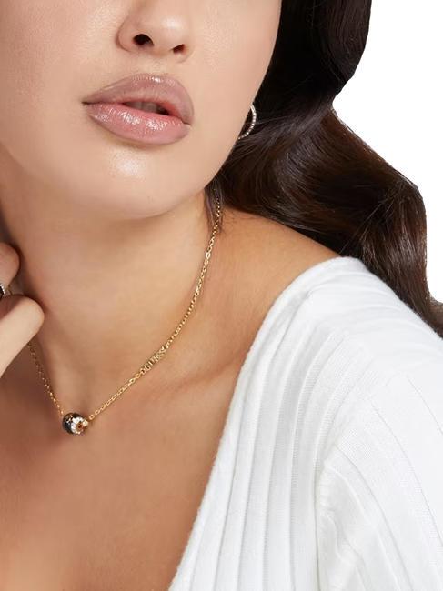 4G LOOP Collana con charm steel - Collane