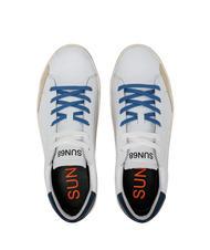 SUN68 STREET LEATHER Sneakers bianco/navy blue - Scarpe Uomo - 3