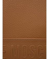 LOVE MOSCHINO LOGO EMBOSSED Zaino cammello - Borse Donna - 3
