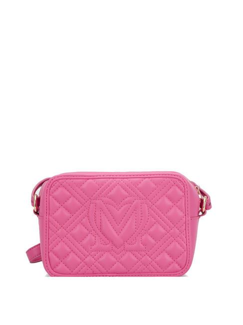 QUILTED Borsa camera a tracolla fuchsia - Borse Donna