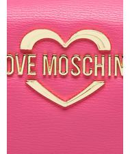 LOVE MOSCHINO HOLLIES Mini Bag a tracolla fuxia - Borse Donna - 3