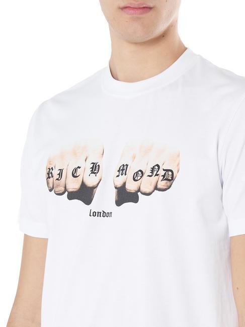 JULIOCESAR T-shirt in cotone whitea - T-shirt Uomo