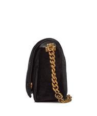 PINKO LOVE CLICK Borsa mini in velluto con borchie nero-antique gold - Borse Donna - 3