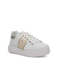 POLLINI HERITAGE NUKE Sneakers platform avorio/platino - Scarpe Donna - 3