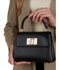 FURLA 1927 Mini bag a mano, con tracolla, in pelle Nero - Borse Donna - 5